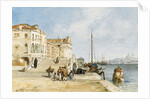View of the Zattere dock, Venice by Jacques Guiaud