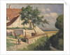 Rolleboise, Behind the Church, c.1920 by Maximilien Luce