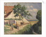 Rolleboise, Behind the Church, c.1920 by Maximilien Luce