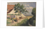 Rolleboise, Behind the Church, c.1920 by Maximilien Luce