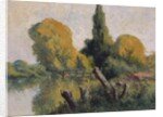 Rolleboise, Small Arm of the Seine in Autumn, c.1925 by Maximilien Luce