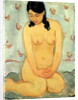 Seated nude by Mitsutani Kunishiro