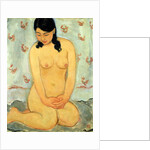 Seated nude by Mitsutani Kunishiro