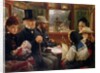 An Omnibus Ride to Piccadilly Circus, Mr Gladstone Travelling with Ordinary Passengers, 1885 by Alfred Morgan