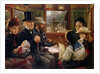 An Omnibus Ride to Piccadilly Circus, Mr Gladstone Travelling with Ordinary Passengers, 1885 by Alfred Morgan