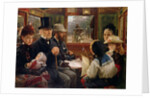 An Omnibus Ride to Piccadilly Circus, Mr Gladstone Travelling with Ordinary Passengers, 1885 by Alfred Morgan
