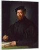 Portrait of a young man with a book by Agnolo di Cosimo Bronzino