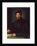Portrait of a young man with a book by Agnolo di Cosimo Bronzino
