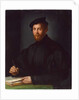 Portrait of a young man with a book by Agnolo di Cosimo Bronzino