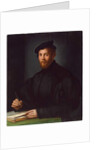 Portrait of a young man with a book by Agnolo di Cosimo Bronzino