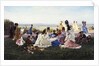 Sunday in Bellevue, 1874 by Gabriel-Amable de Lafoulhouze