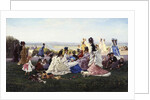 Sunday in Bellevue, 1874 by Gabriel-Amable de Lafoulhouze