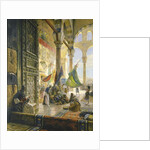 Forecourt of the Ummayad mosque, Damascus, 1890 by Gustave Bauernfeind