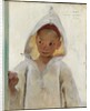 Portrait of a Young Boy wearing a Burnous by Henri Jules Jean Geoffroy