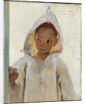 Portrait of a Young Boy wearing a Burnous by Henri Jules Jean Geoffroy