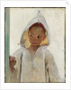 Portrait of a Young Boy wearing a Burnous by Henri Jules Jean Geoffroy