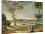 The Misses Garrick by the Thames at Hampton, 1762 by Johann Zoffany