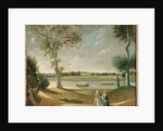 The Misses Garrick by the Thames at Hampton, 1762 by Johann Zoffany