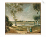 The Misses Garrick by the Thames at Hampton, 1762 by Johann Zoffany
