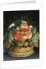 Reversible anthropomorphic portrait of a man composed of fruit by Giuseppe Arcimboldo
