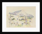 Mont Sainte-Victoire, view of Lauves, 1902-06 by Paul Cezanne