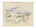 Mont Sainte-Victoire, view of Lauves, 1902-06 by Paul Cezanne