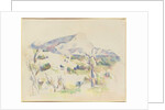 Mont Sainte-Victoire, view of Lauves, 1902-06 by Paul Cezanne