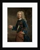 Portrait of Henry Boyle, Captain of Horses, in a landscape, with a battle beyond, 1730 by Anthony Lee