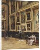 In the Louvre, 1898 by Louis Beraud