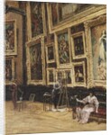 In the Louvre, 1898 by Louis Beraud