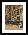 In the Louvre, 1898 by Louis Beraud