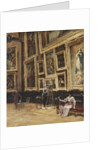 In the Louvre, 1898 by Louis Beraud