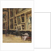 In the Louvre, 1898 by Louis Beraud