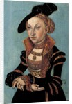 Portrait of Sibylle von Cleve, Electress of Saxony, 1535 by Lucas the Elder Cranach