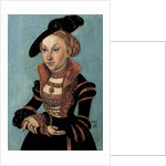 Portrait of Sibylle von Cleve, Electress of Saxony, 1535 by Lucas the Elder Cranach