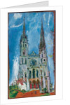 Chartres Cathedral, 1933 by Chaim Soutine