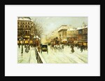 Paris Street Scene by Fausto Giusto