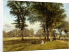 Afternoon near Sevenoaks, Kent, c.1845 by Basil Holmes