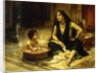 Fellahin and Child by Frederick Arthur Bridgman