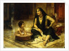 Fellahin and Child by Frederick Arthur Bridgman