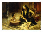 Fellahin and Child by Frederick Arthur Bridgman