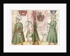 Pages from the Album Amicorum of Julius Pflug, including Turkish costume and coats of arms, 1600-13 by European School