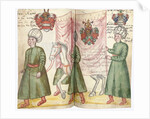 Pages from the Album Amicorum of Julius Pflug, including Turkish costume and coats of arms, 1600-13 by European School