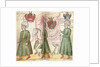 Pages from the Album Amicorum of Julius Pflug, including Turkish costume and coats of arms, 1600-13 by European School