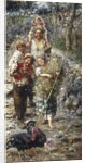 Children with Turkeys by Vicenzo Irolli