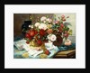 Still Life with Flowers and Sheet Music, c.1877 by Jules Etienne Carot
