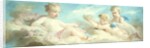 Putti frolicking in the Clouds by Charles Joshua Chaplin