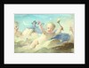Putti frolicking in the Clouds by Charles Joshua Chaplin
