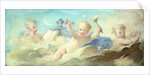 Putti frolicking in the Clouds by Charles Joshua Chaplin