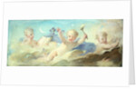 Putti frolicking in the Clouds by Charles Joshua Chaplin